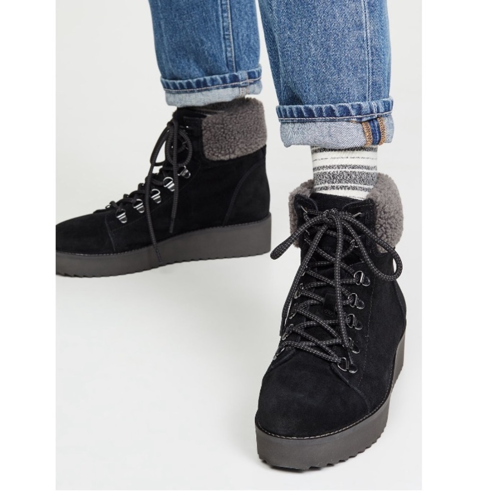 NEW! Sam Edelman Franc Faux Shearling Fur Boots